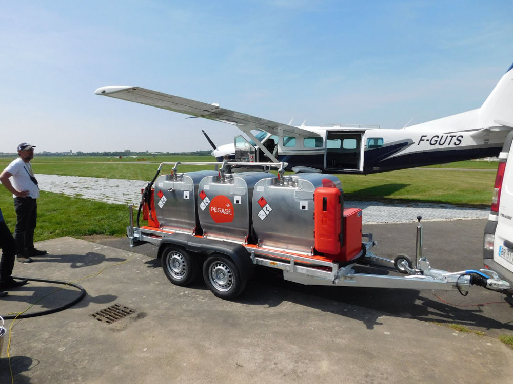 remorque GRV 1350 litres