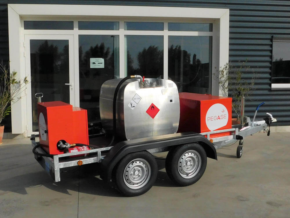 Remorque bi-carburant pour la mairie de Toulouse