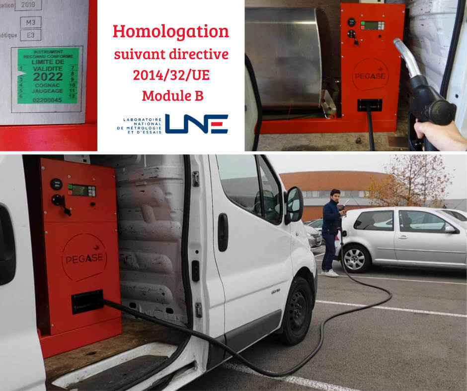 Skid Pegase homologué suivant directive 2014/32/UE module B